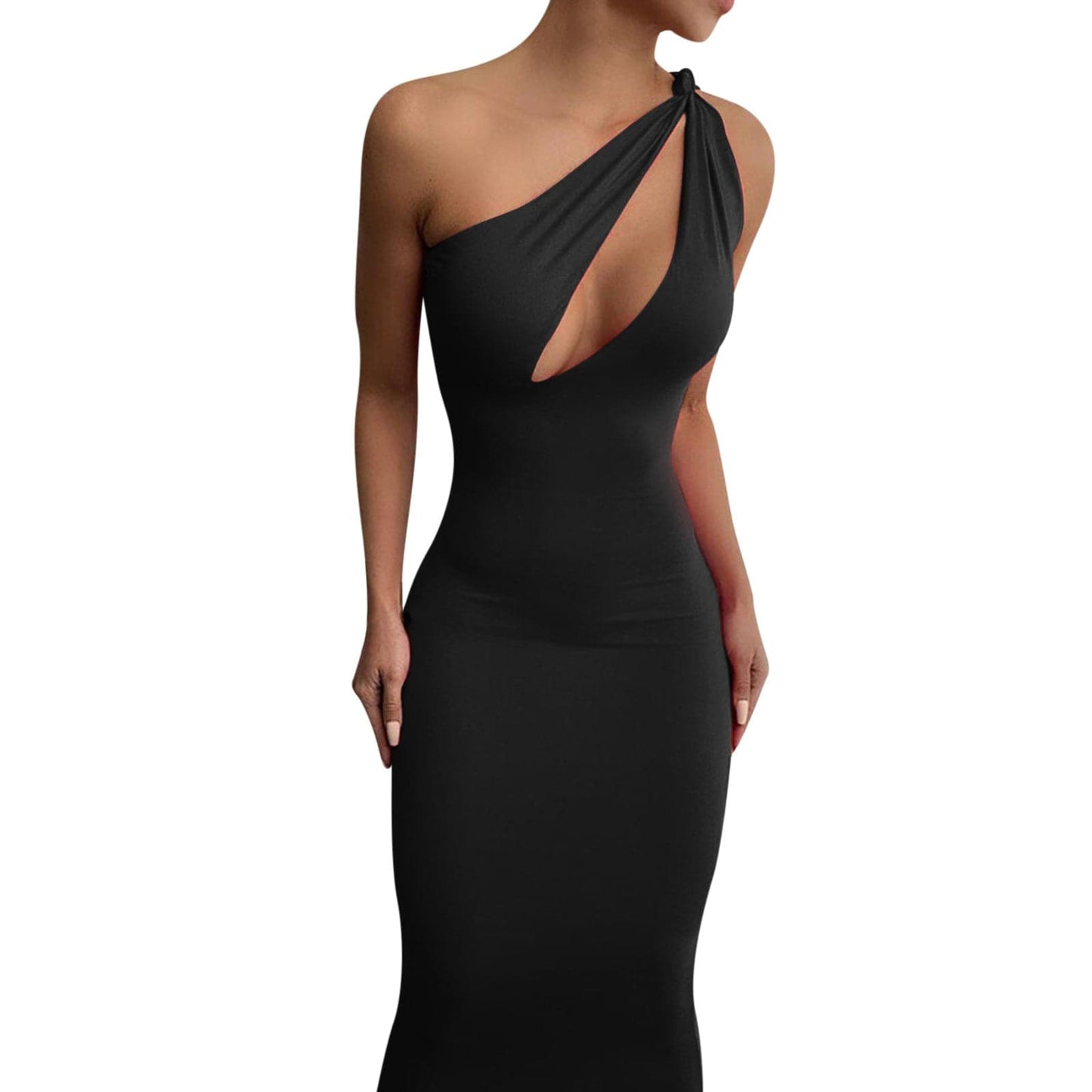 Summer Elegant Black Sleeveless Birthday Party Dress