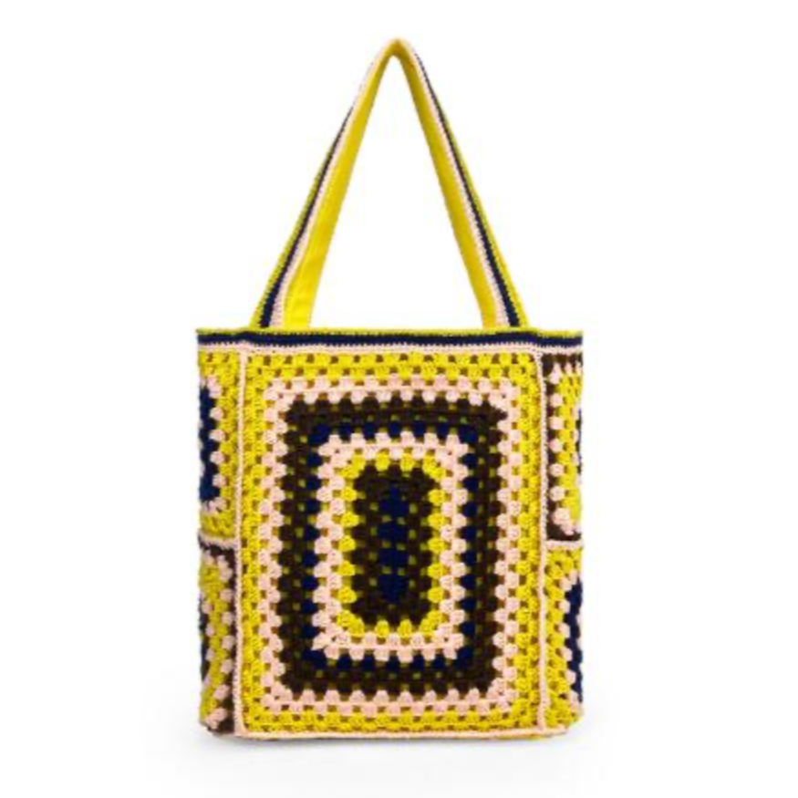 Bohemian Crochet Knit Totes - 16 Colors