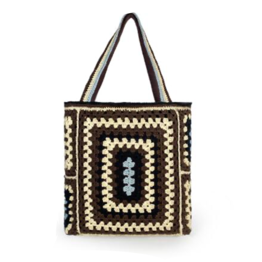 Bohemian Crochet Knit Totes - 16 Colors