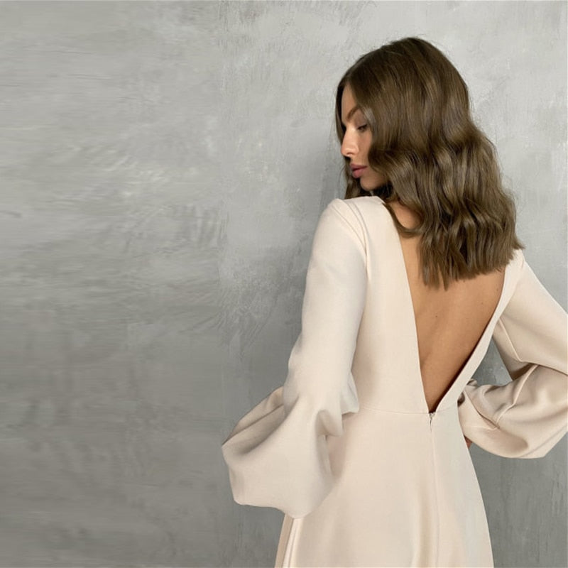 Camila Backless Midi Dress - 3 Colors