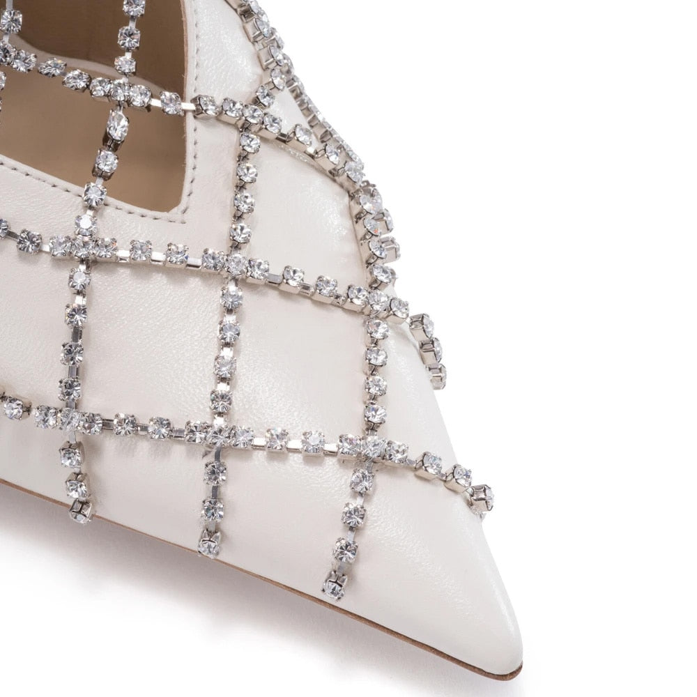 Crystal Mesh Anklet Jewelry - Gold or Silver