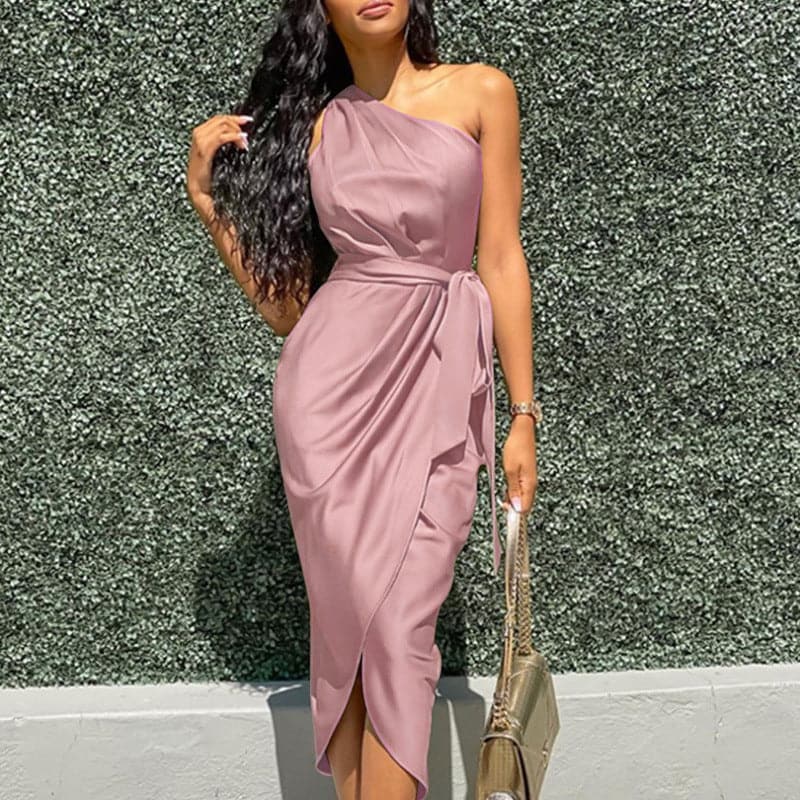 Dresses Woman Summer One-Piece Irregular Dress