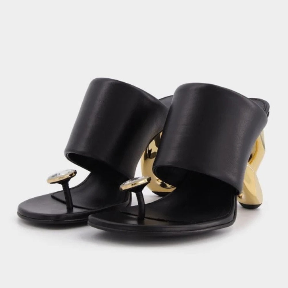 Eowyn Rhinestone Toe Post Sandals - 6 Colors