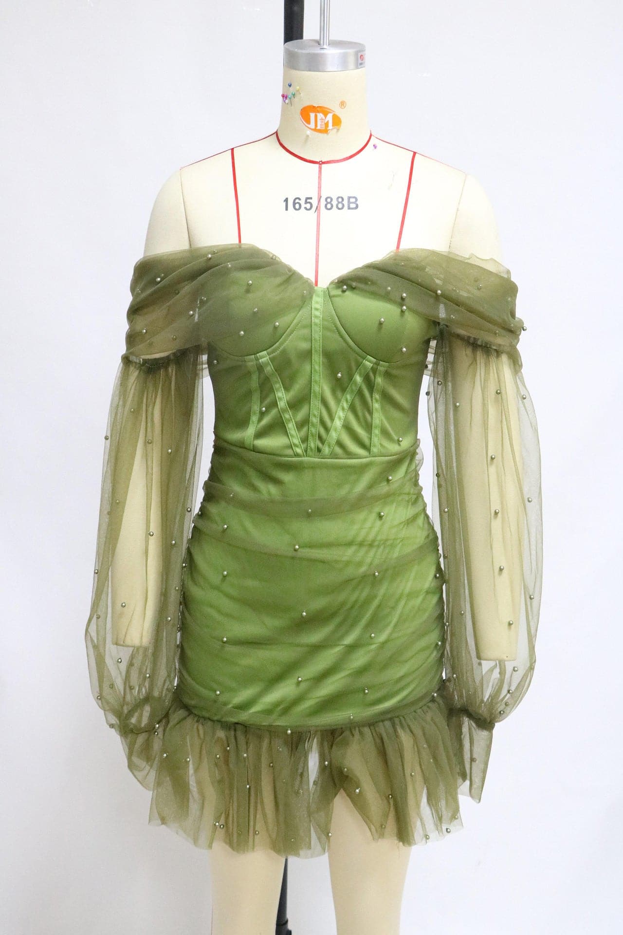 Fashion Off Shoulder Vintage Perspective Dress