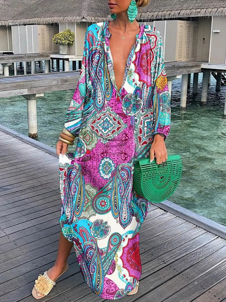 Fila Bohemian Prints Maxi Dress