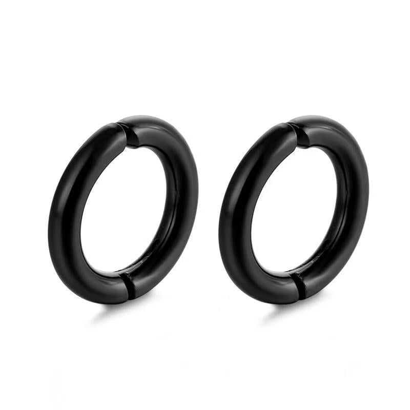 Geometry Gothic Fashion Hoop Earrings - 8 Shapes