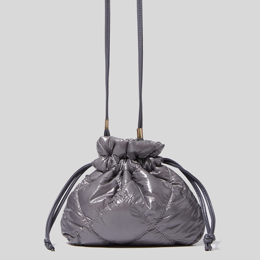 Gita Shine Nylon Puffer Pouch Bags - 4 Colors