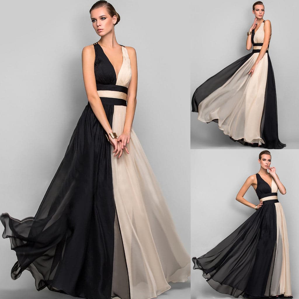 38# Lace Sequin Evening Party Ball Prom Dresses