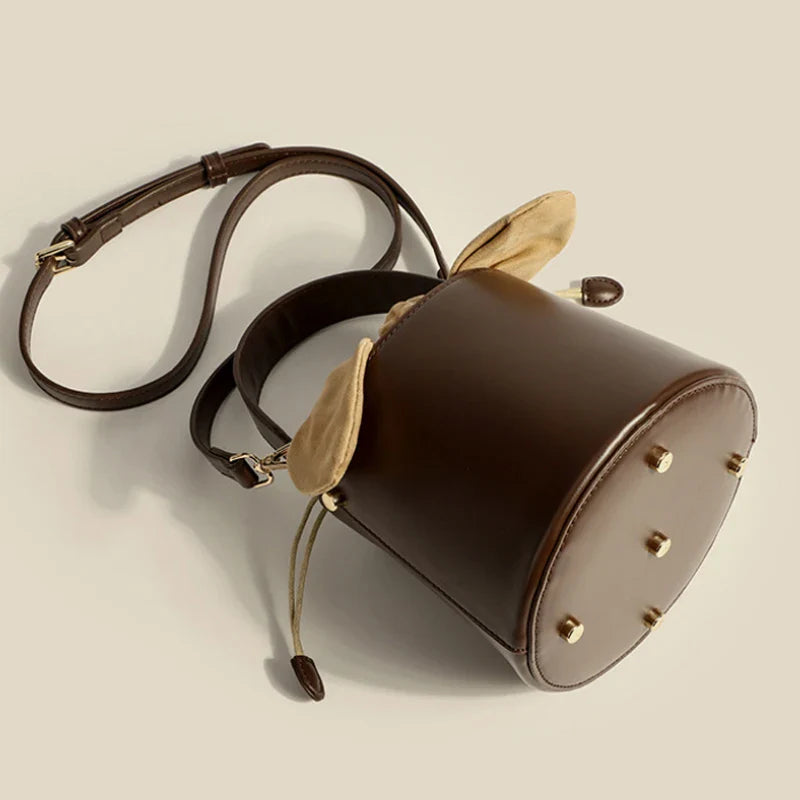 Anais Bow Top Bucket Tote