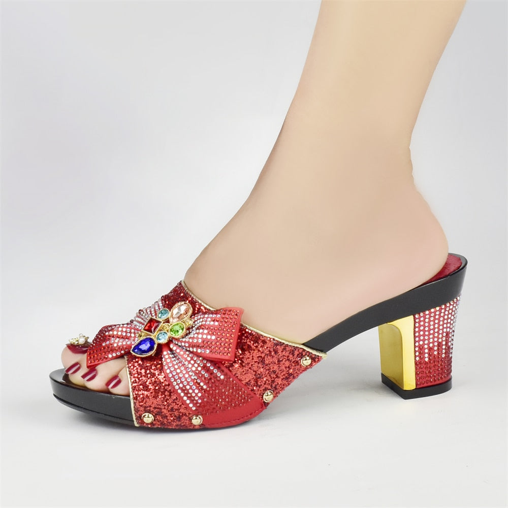 Imelda Bejeweled Sequin Sandals - 6 Colors