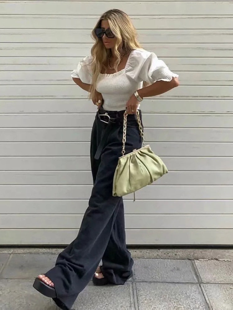 Jamie High Waisted Wide Leg Jeans - 4 Colors