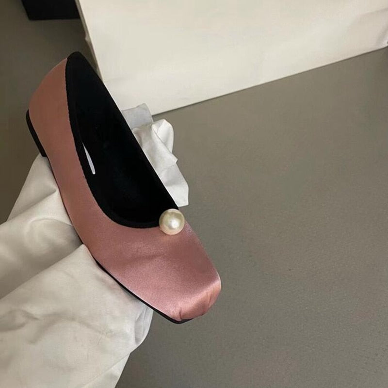 Jannie Satin Ballet Flats - 4 Colors