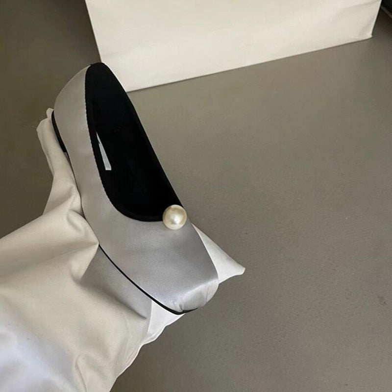 Jannie Satin Ballet Flats - 4 Colors
