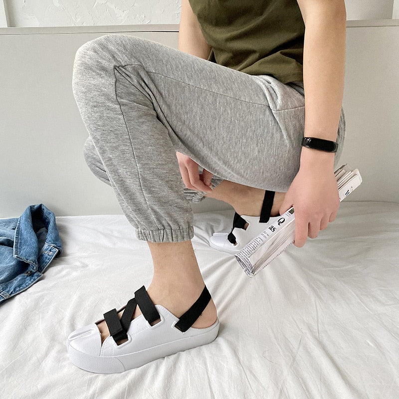 Kanna Split Toe Minimalist Sling Back Sandals - 3 Colors
