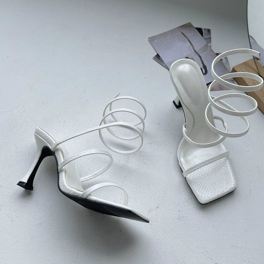 Katniss Wrap Around Gladiator Sandals - 3 Colors