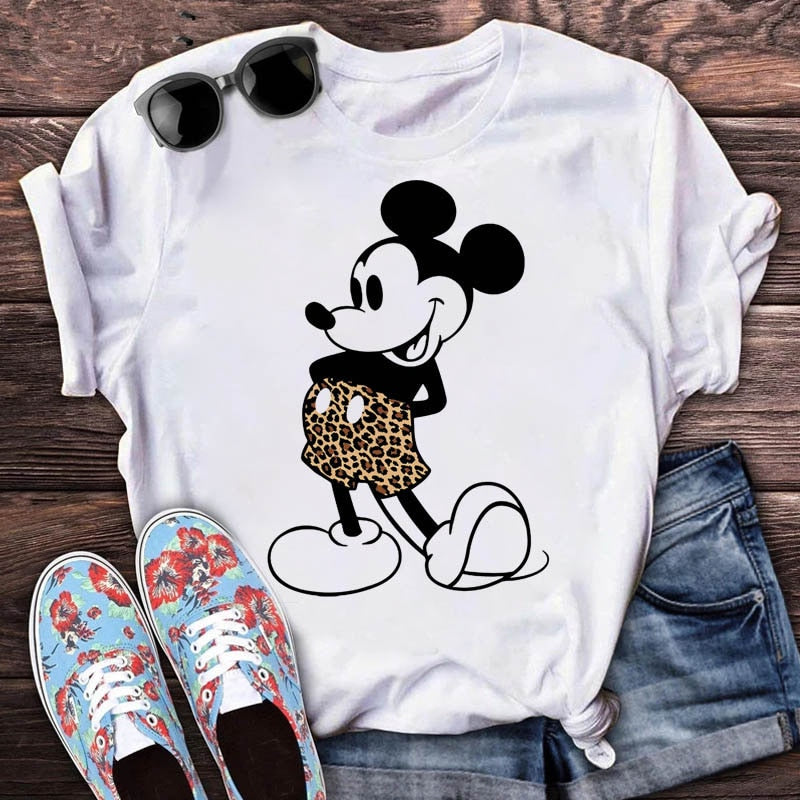 Kawaii Disney Cartoon Mickey T Shirt