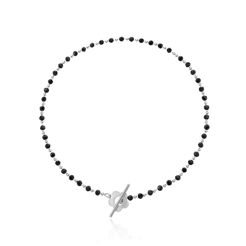 Kaya Bead and Flower Choker Necklace