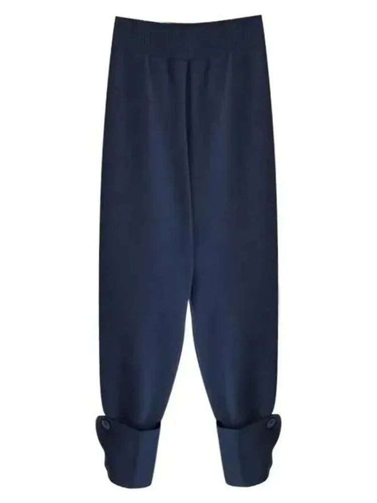 Women's Vintage Fashion Streetwear High Waist Loose Sweatpants
