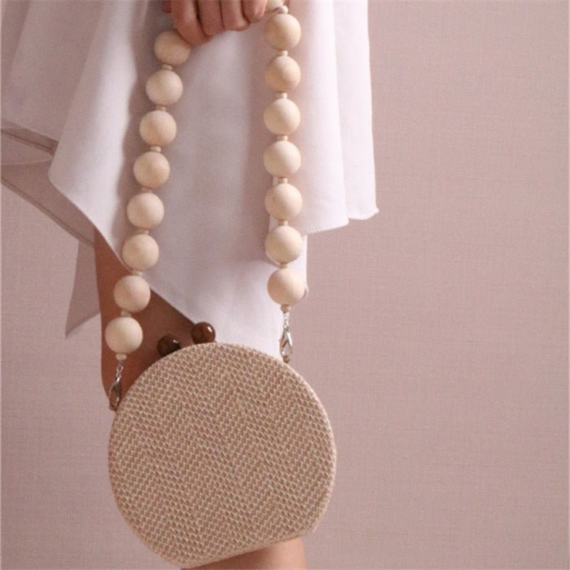 Lorie Round Mini Bag With Resin Straps - 3 Styles