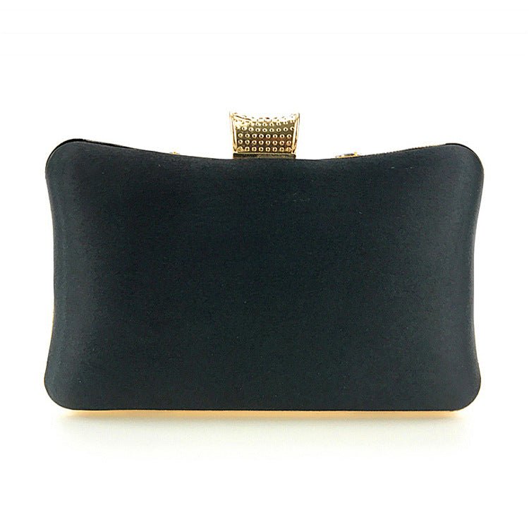 Beaded Clutch Purse Black Evening Bags Wedding Party Handbag