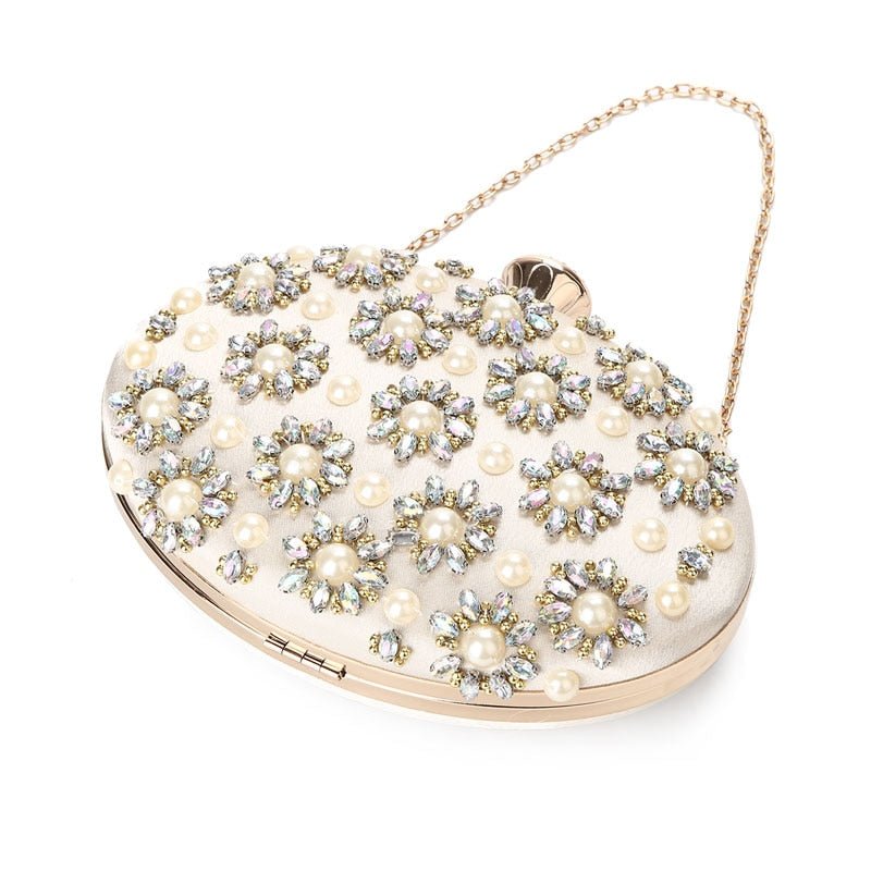 Beaded Evening Clutch Egg Shape