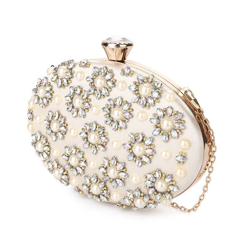 Beaded Evening Clutch Egg Shape