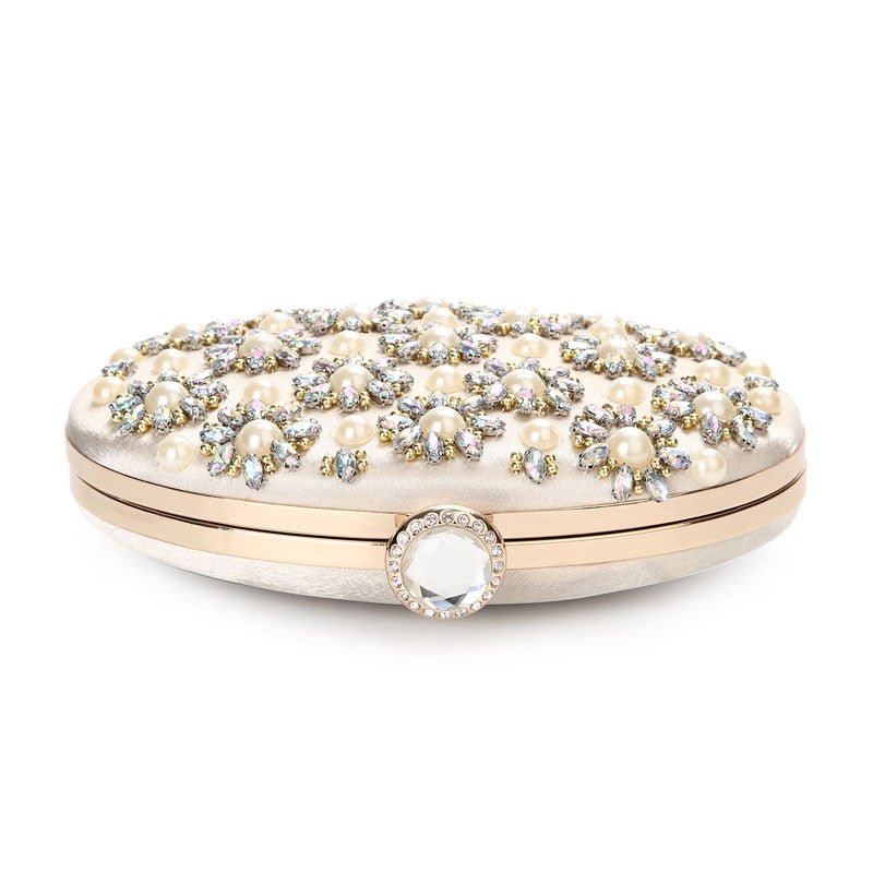 Beaded Evening Clutch Egg Shape