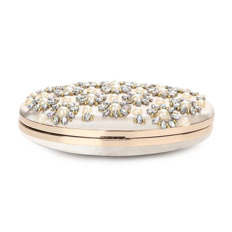 Beaded Evening Clutch Egg Shape