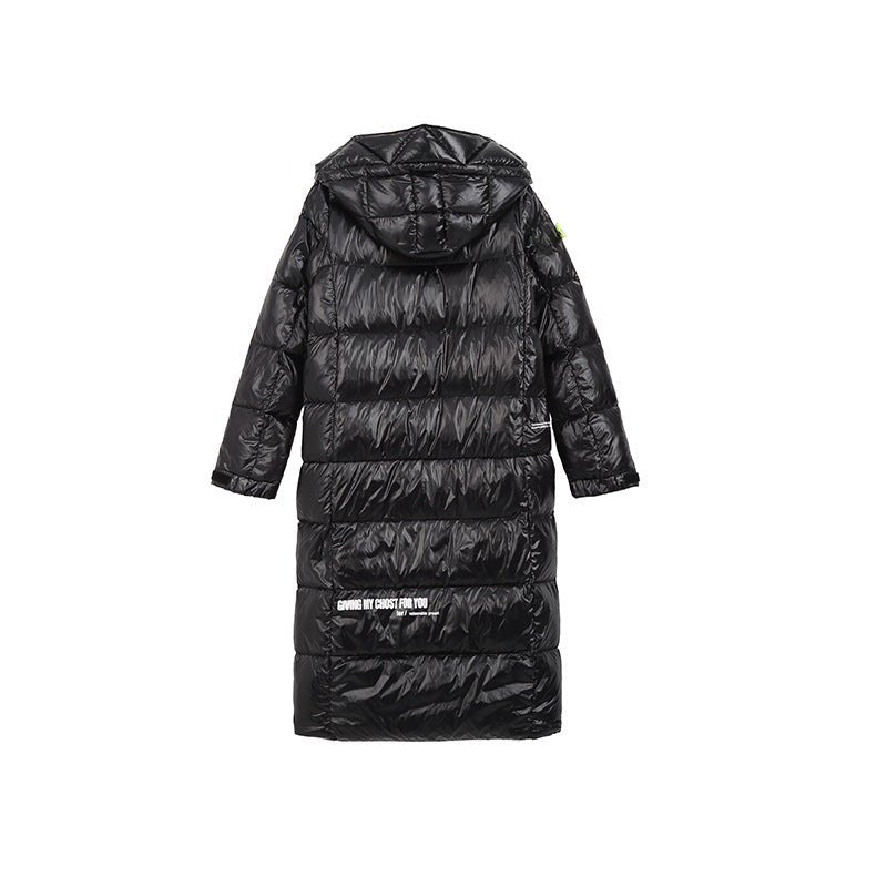 Black Womens Puffer Jacket With Hood