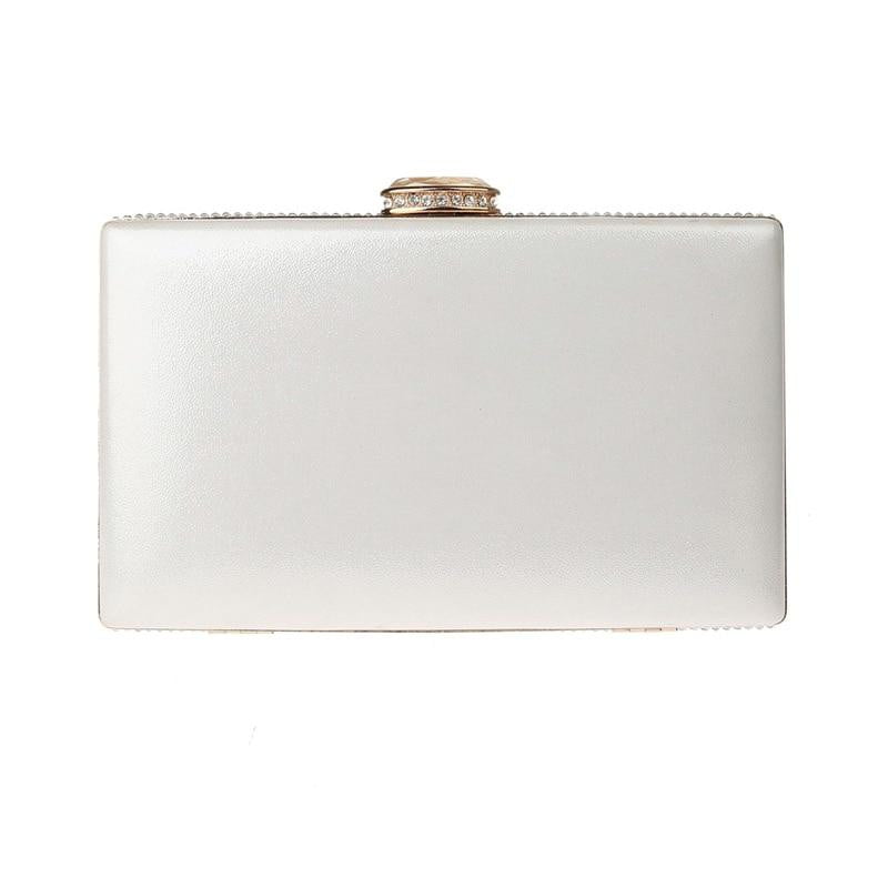 Clutch Bag Diamonds Gold Silver Handbag