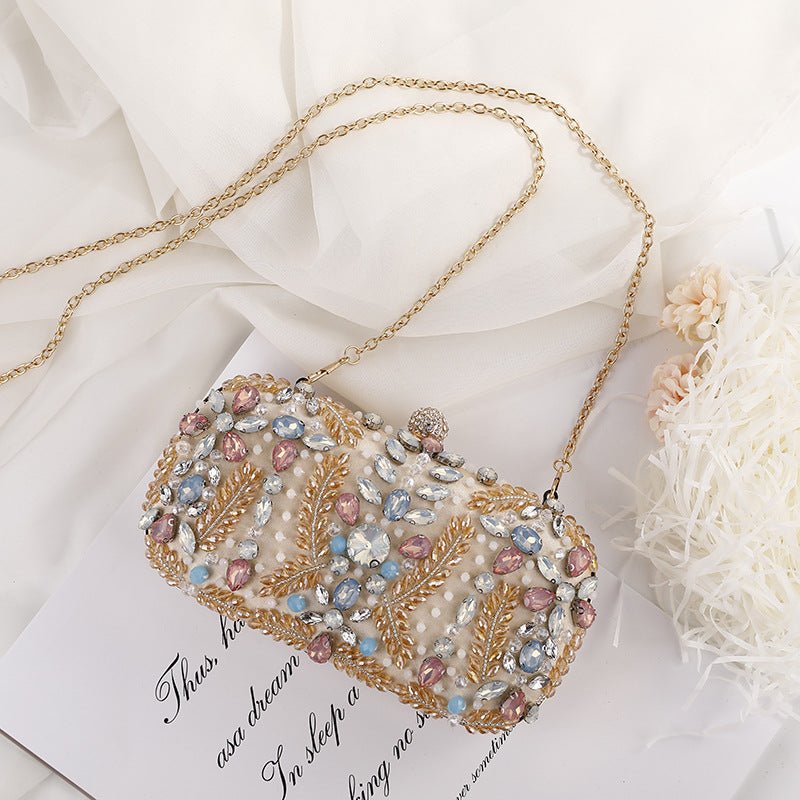 Crystal Clutch Bag for Wedding Party Rhinestone Handbag