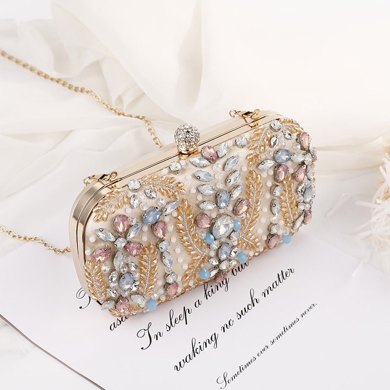 Crystal Clutch Bag for Wedding Party Rhinestone Handbag
