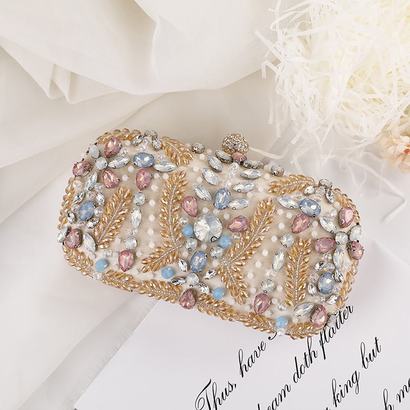 Crystal Clutch Bag for Wedding Party Rhinestone Handbag