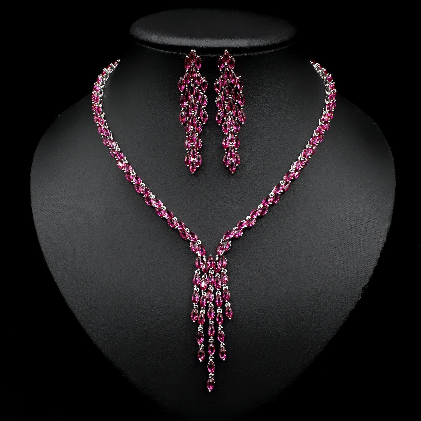 Cubic Zirconia Wedding Jewelry Sets Necklaces For Women