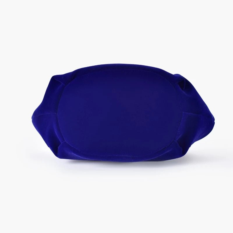 Diamond Flower Velvet Clutch Purse