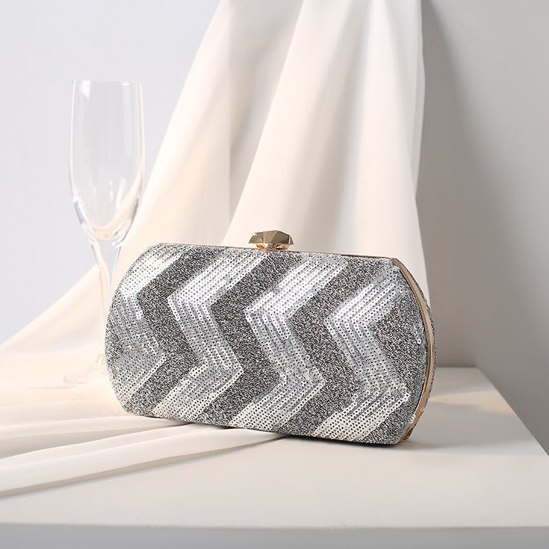 Evening Clutch Bag Sequin Mini Ladies Handbag Wedding Party Purse