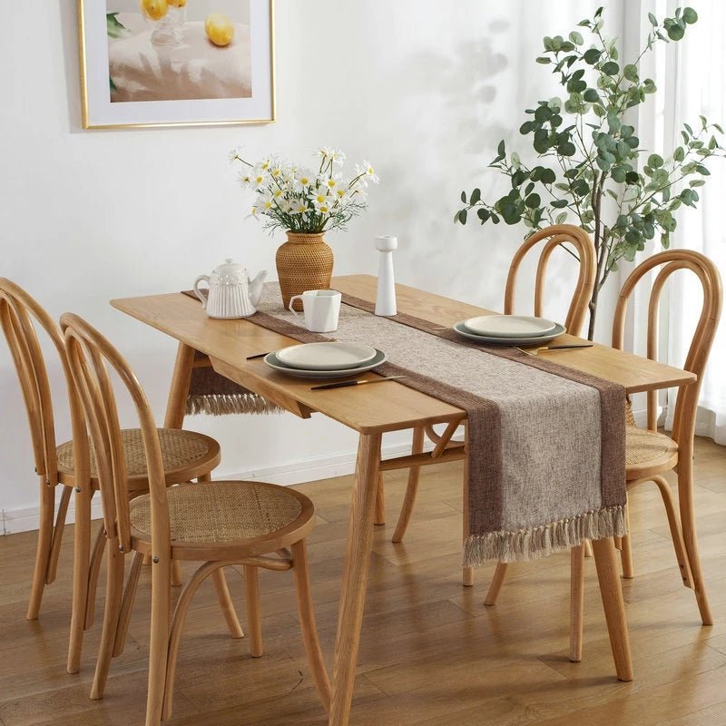 Farmhouse Cheesecloth Table Runner Home Decor Table Cover