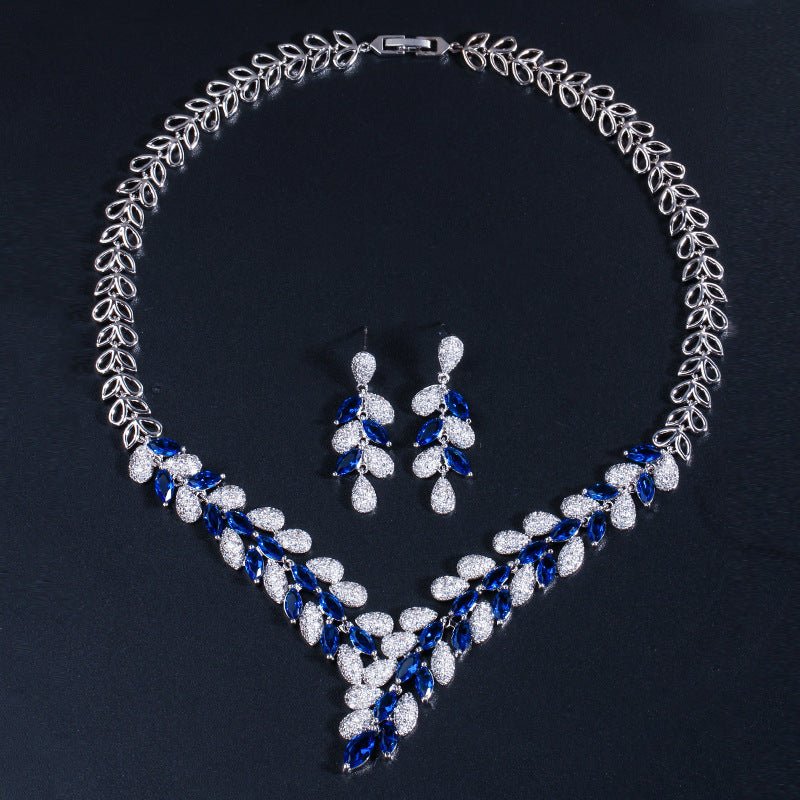 Party Necklace Cubic Zirconia Wedding Jewelry Sets
