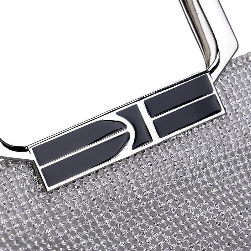 Rhinestone Evening Bags Gold Silver Clutches