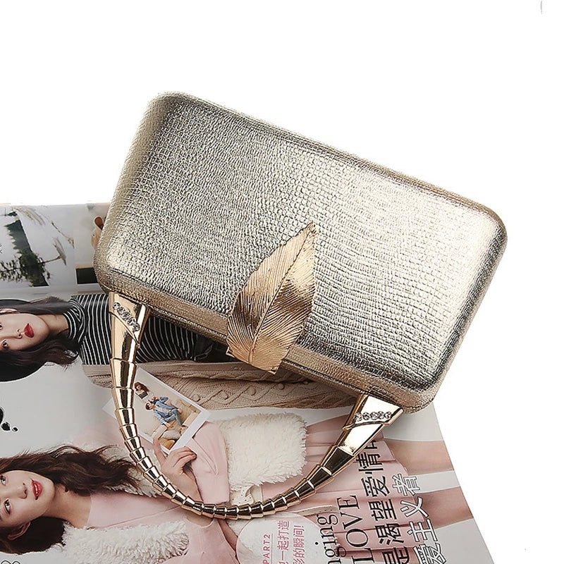 Sequin Clutch Bag Women PU Leather Handbag Party Wedding Purse