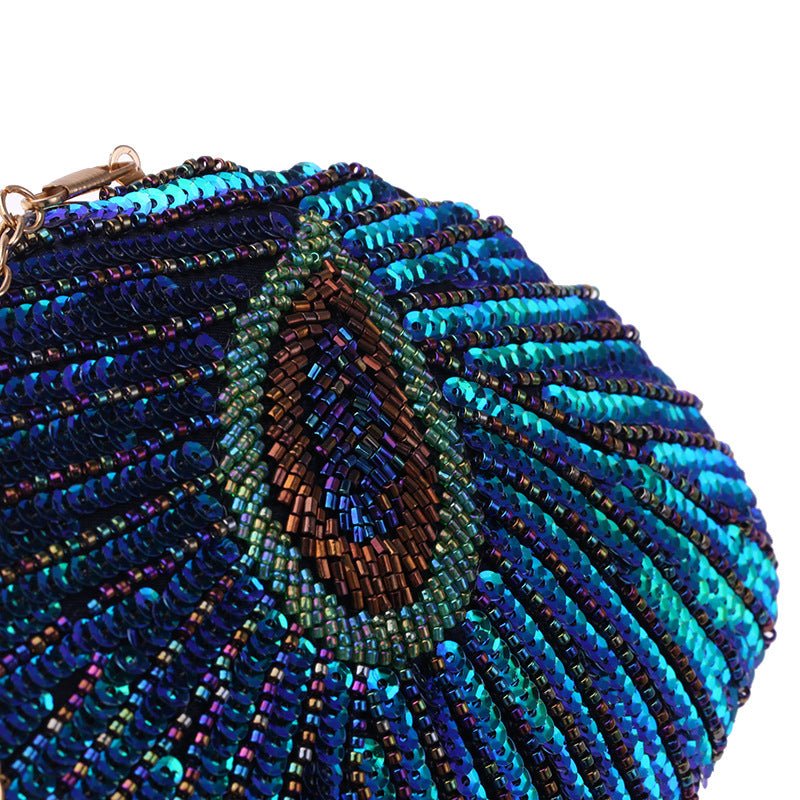Sequin Shell Shape Women's Clutch Purse