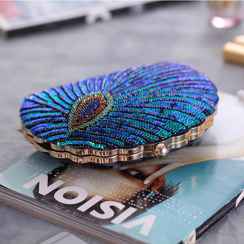 Sequin Shell Shape Women's Clutch Purse