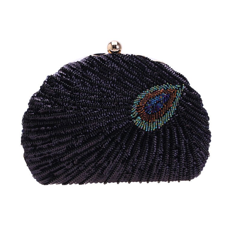 Sequin Shell Shape Women's Clutch Purse