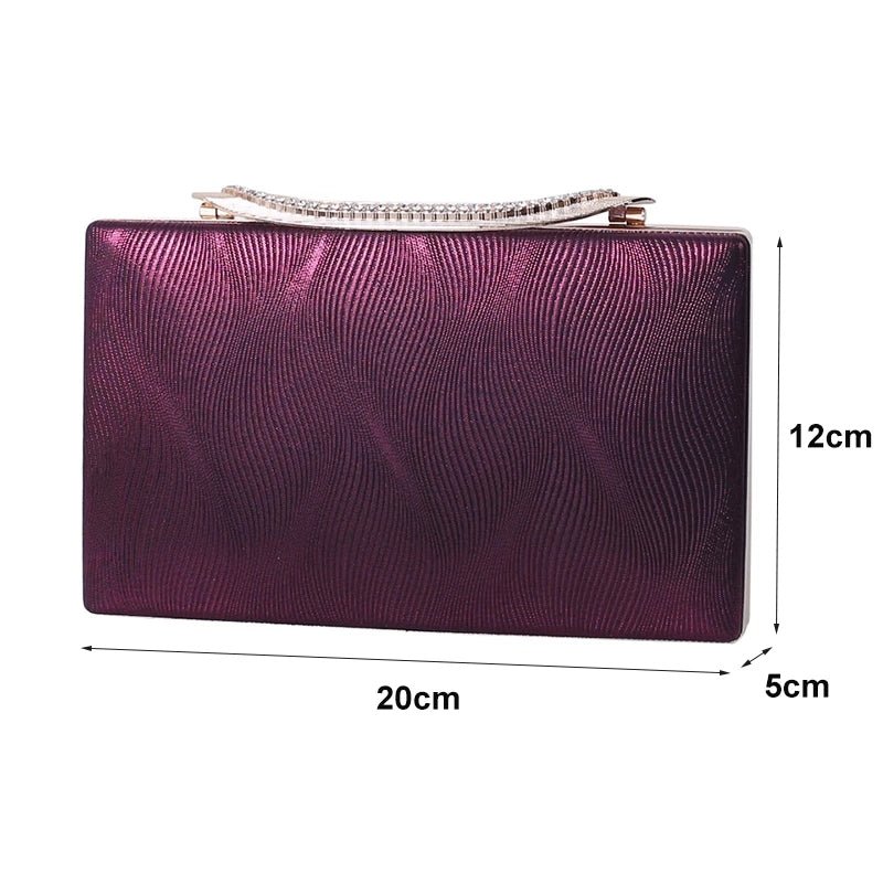 Vintage Women Evening Clutch Wedding Party Chain Shoulder Bag