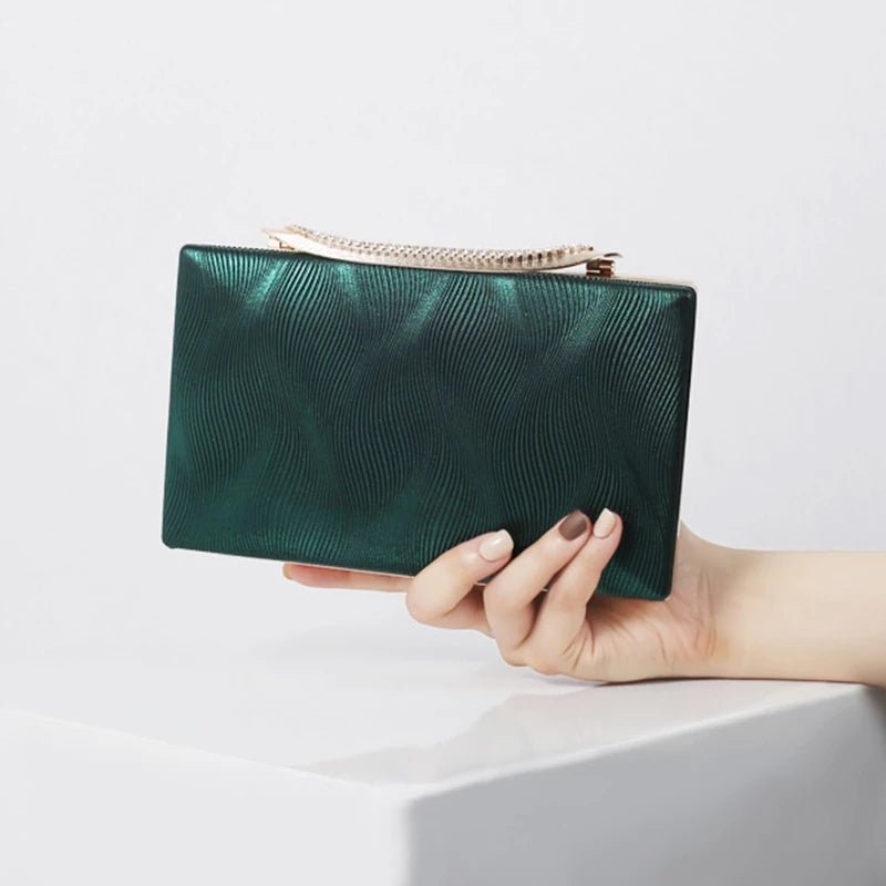 Vintage Women Evening Clutch Wedding Party Chain Shoulder Bag