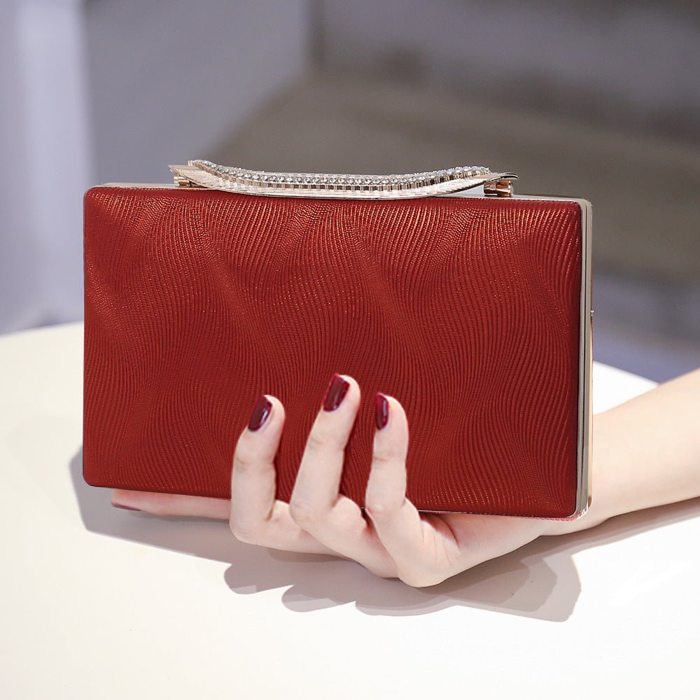 Vintage Women Evening Clutch Wedding Party Chain Shoulder Bag