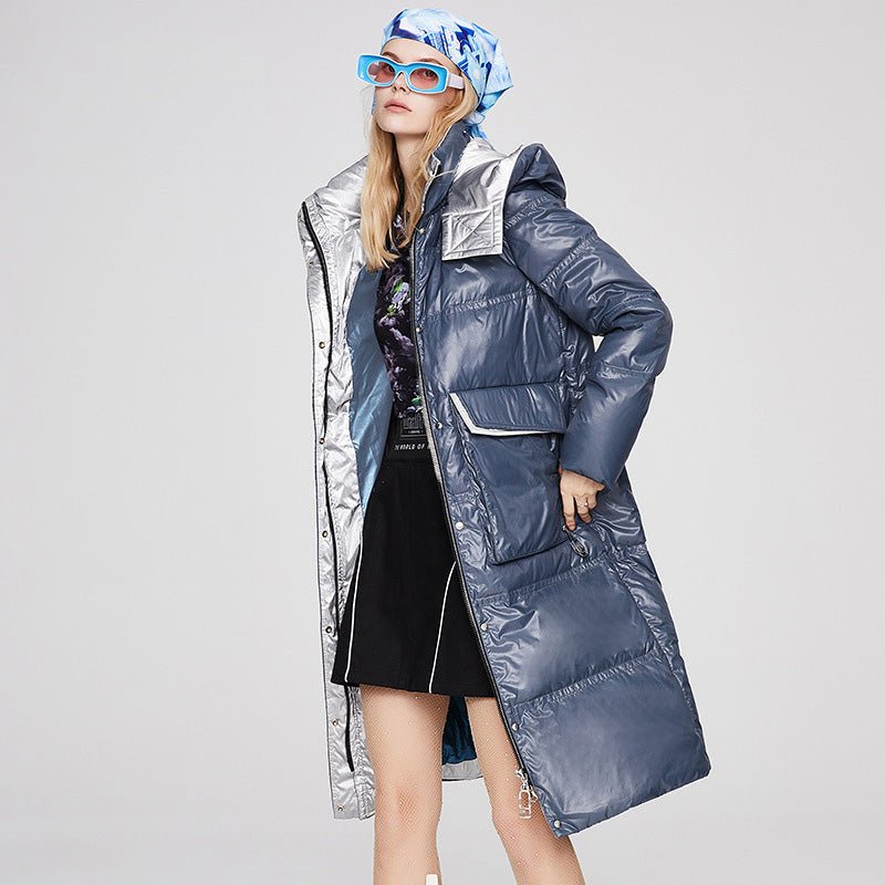 Waterproof Long Warm Puffer Jacket Womens