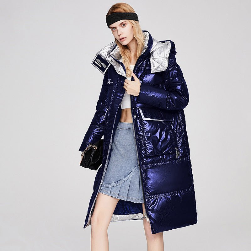 Waterproof Long Warm Puffer Jacket Womens