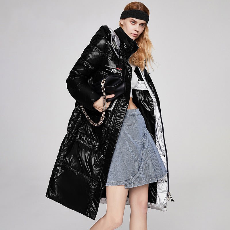 Waterproof Long Warm Puffer Jacket Womens