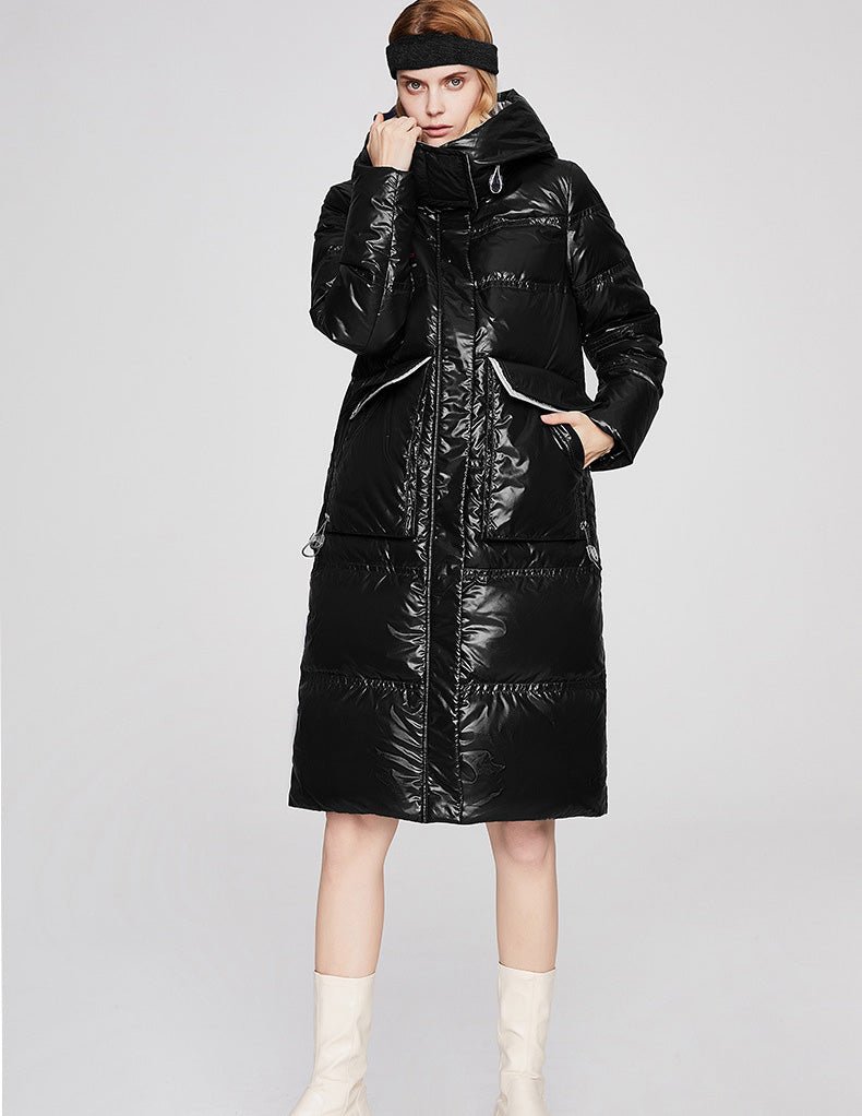 Waterproof Long Warm Puffer Jacket Womens